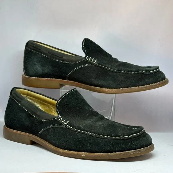 UGG | Shoes | Ugg Australia Black Suede Slip On Loafers  display picture 3